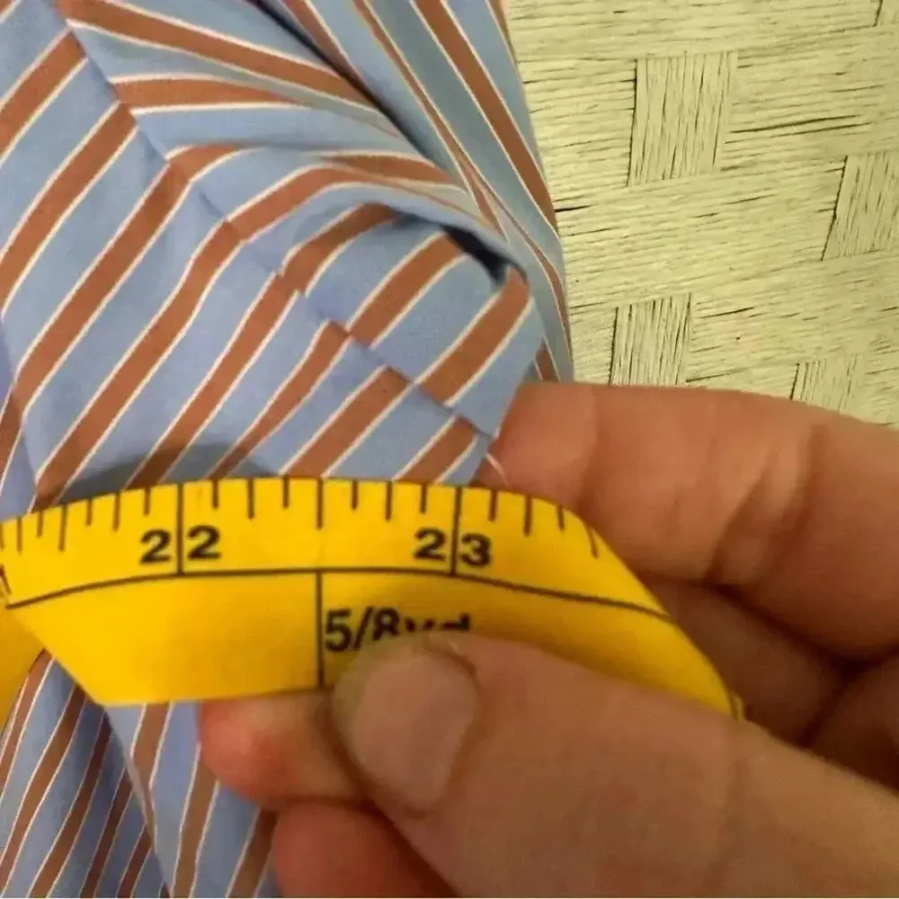 Ella RAFAELLA Womens dress striped shirt dress pleaded front‎ bow preppy Office_13